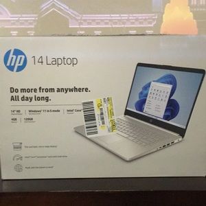 Hp 14 Laptop brand new never opened